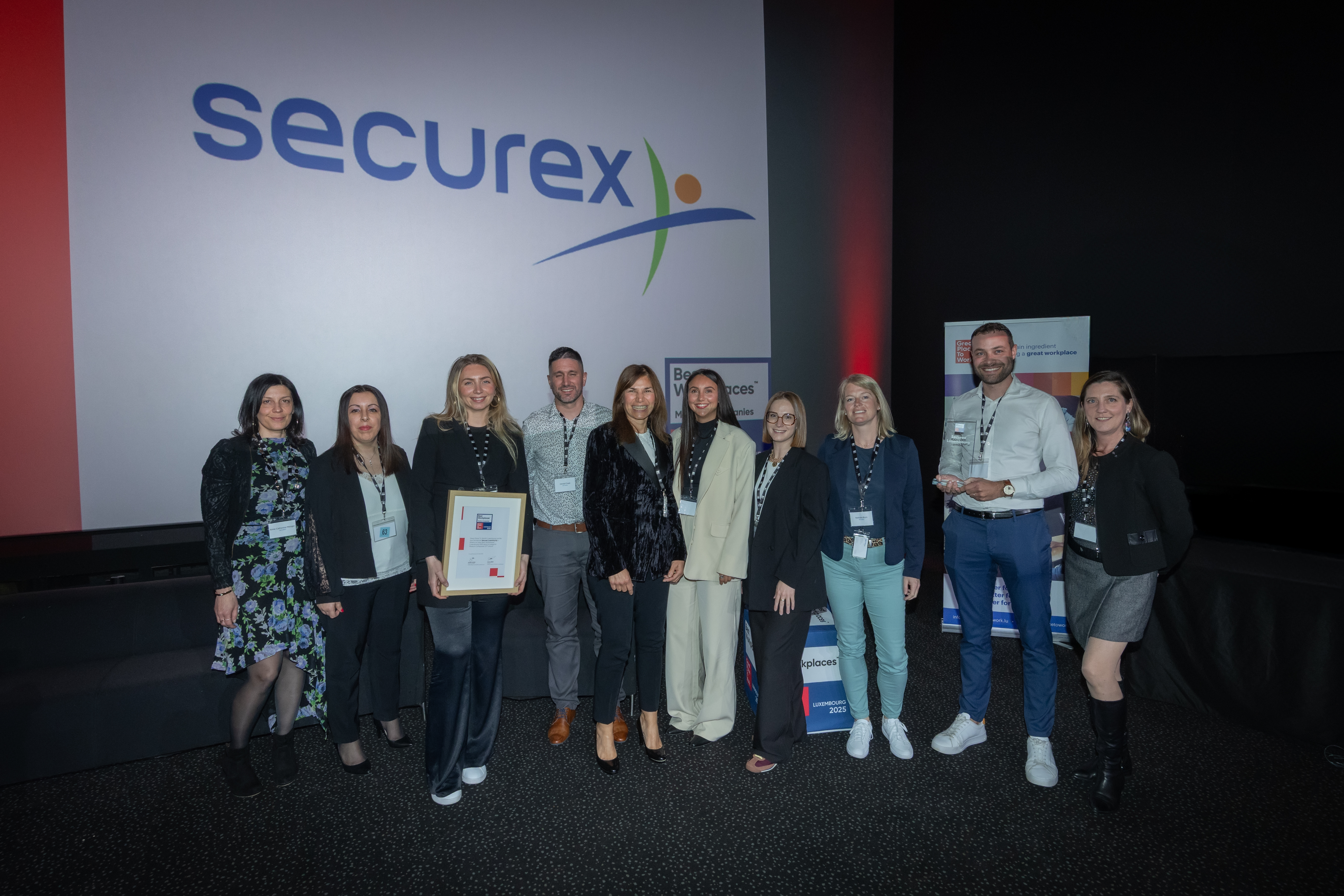 SECUREX, N°3 Medium Best Workplaces Luxembourg 2025