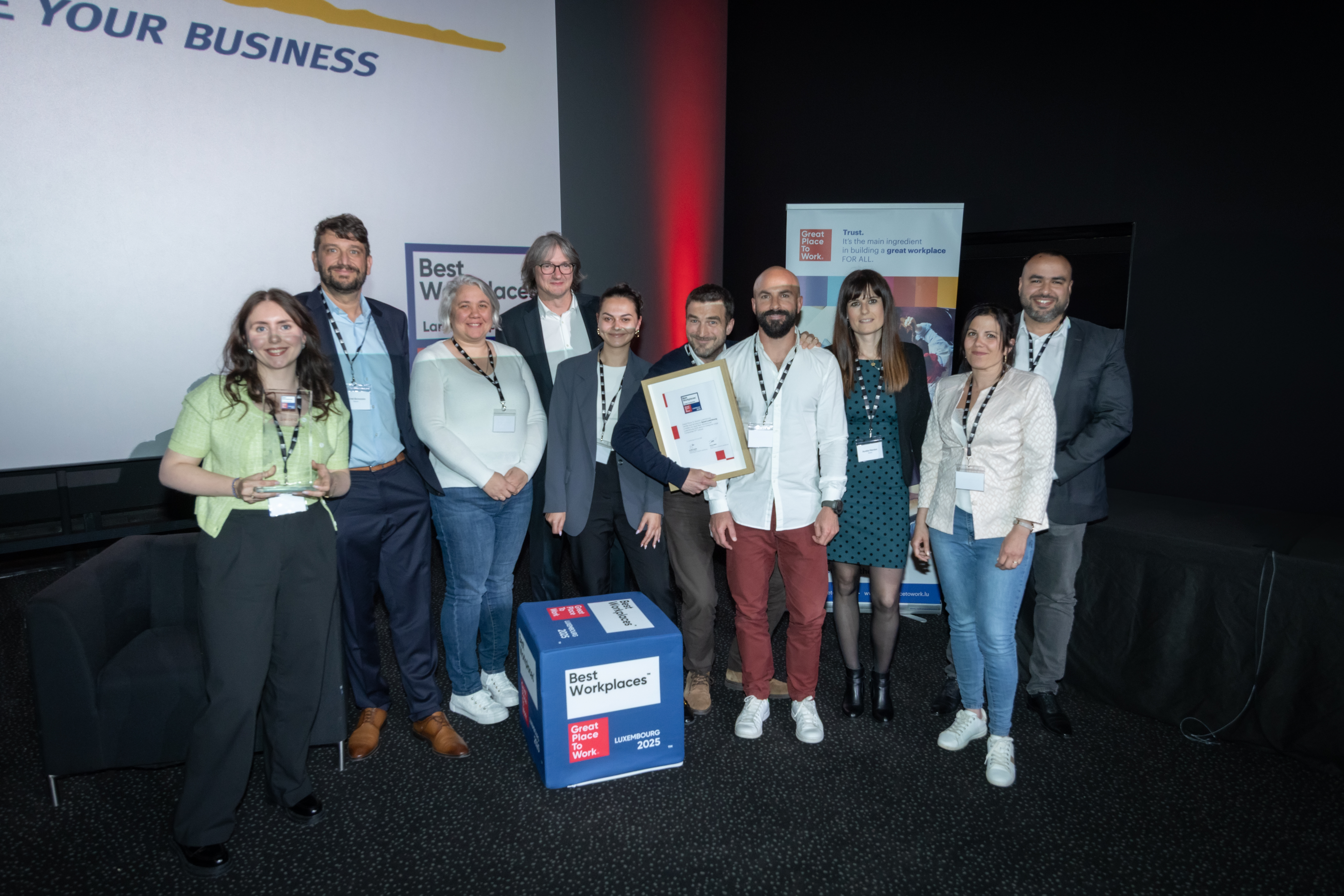 Sword Luxembourg, N°3 Large Best Workplaces™ Luxembourg 2025