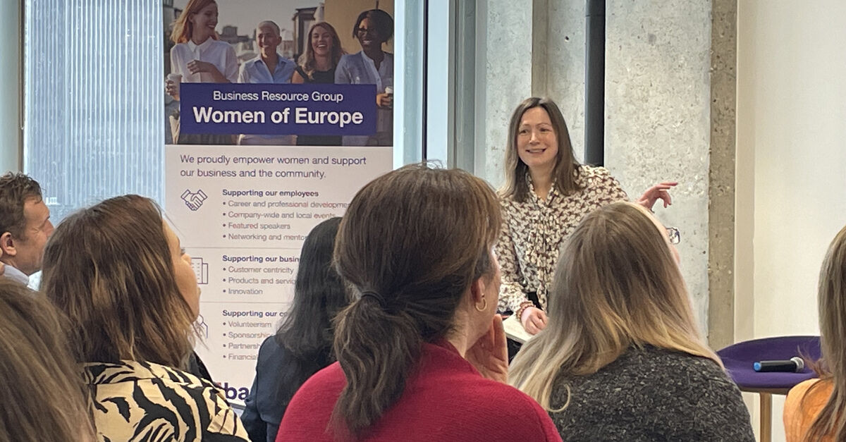 Women of Europe Business Resource Group Event in London with external speaker 