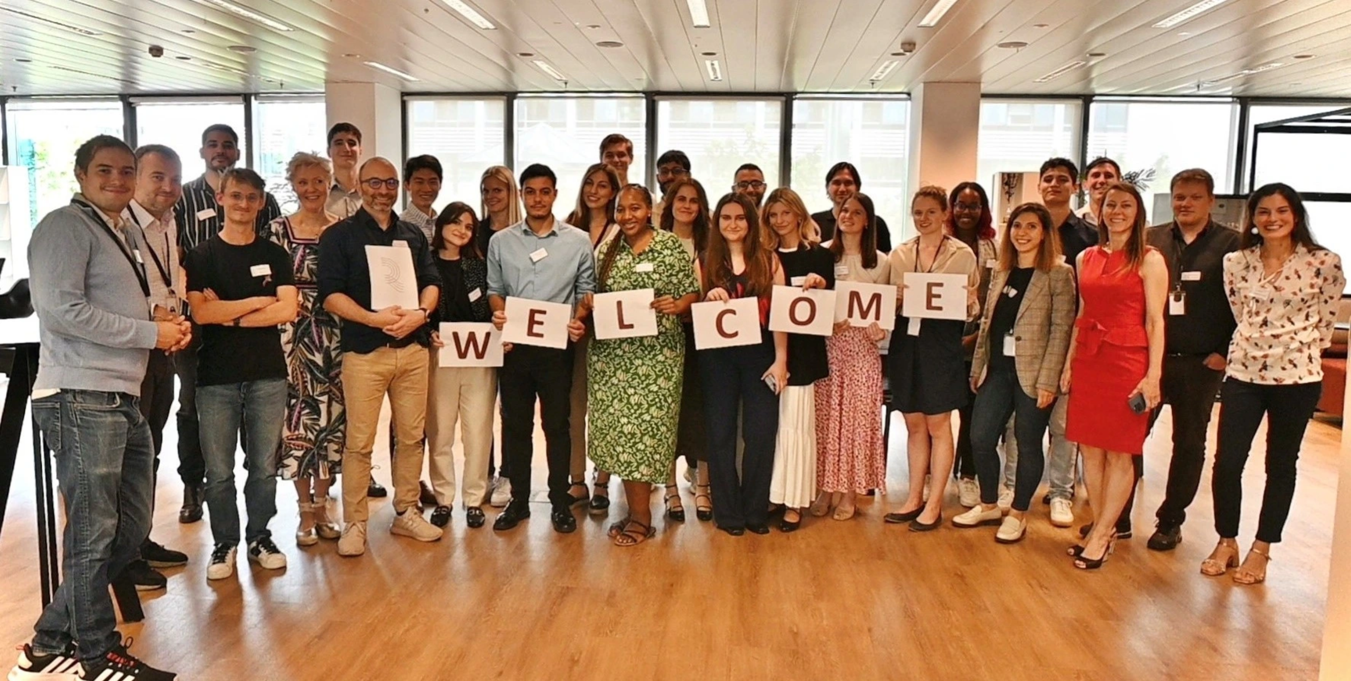 Welcome event for new joiners