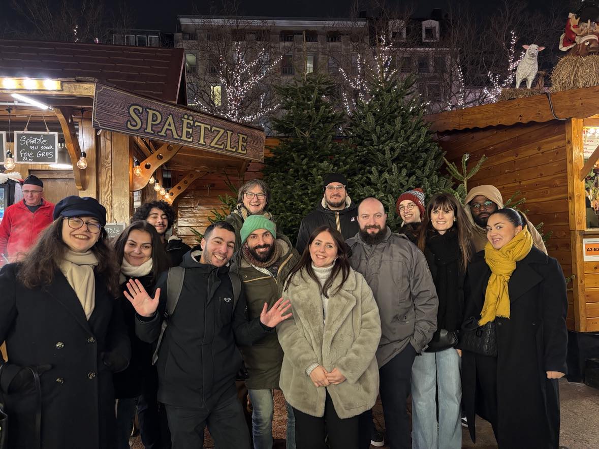 The Swordees at the Luxembourg Christmas Market 2024, enjoying time together ! 